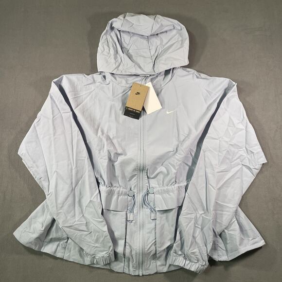 Nike Jackets & Blazers - Nike Womens Everything Woven Oversized Jacket Blue Medium FN3669-440